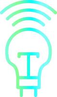 Smart Bulb Creative Icon Design vector