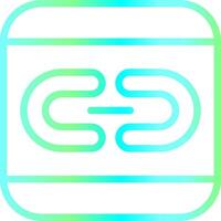 Link Creative Icon Design vector