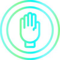 Stop Creative Icon Design vector