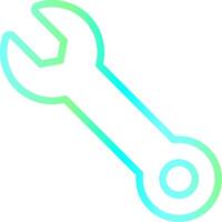 Wrench Creative Icon Design vector