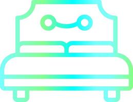 Line Blue Green Gradient Design vector