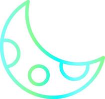 Line Blue Green Gradient Design vector
