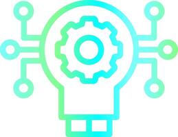 Technology Disruption Creative Icon Design vector