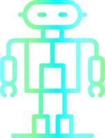 diseño de icono creativo robot vector