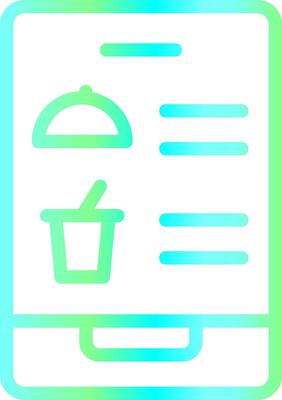 Digital Inflight Menu Creative Icon Design
