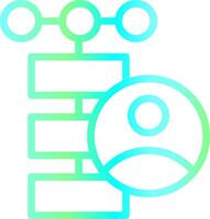Client Database Creative Icon Design vector