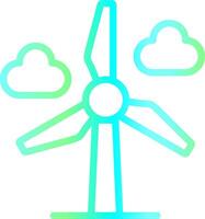 Wind Power Creative Icon Design vector