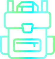 Backpack Creative Icon Design vector