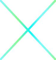 Crose Creative Icon Design vector