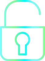 Unlock Creative Icon Design vector