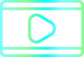 Video Play Creative Icon Design vector