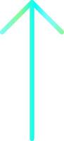 Up Arrow Creative Icon Design vector