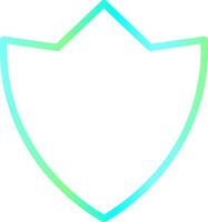 Line Blue Green Gradient Design vector