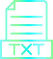 Txt Creative Icon Design vector