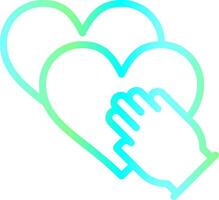 Make a Pledge Creative Icon Design vector