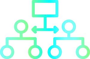 Labeled Hierarchy Creative Icon Design vector