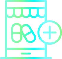 Healthcare Ecommerce Creative Icon Design vector