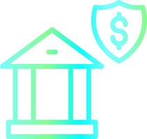 Banking Security Creative Icon Design vector