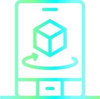 360 Ar Creative Icon Design vector