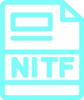 NITF Creative Icon Design vector