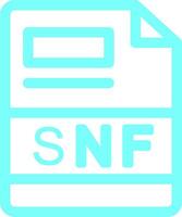 SNF Creative Icon Design vector