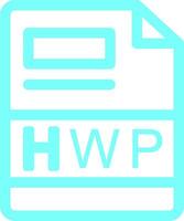 HWP Creative Icon Design vector