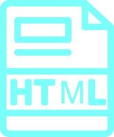 HTML Creative Icon Design vector