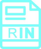 RIN Creative Icon Design vector