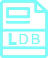 LDB Creative Icon Design vector