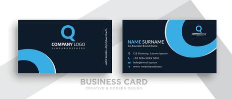 Business card vector background