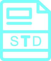 STD Creative Icon Design vector