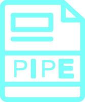 PIPE Creative Icon Design vector