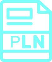 PLN Creative Icon Design vector