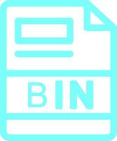 BIN Creative Icon Design vector