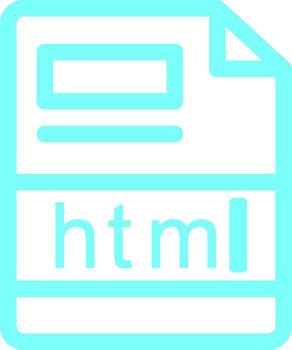 html creativo icono diseño vector