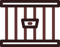 Jail Creative Icon Design vector