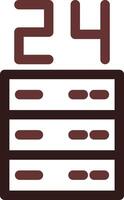 Data Center Creative Icon Design vector