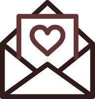 Love Letter Creative Icon Design vector