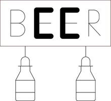 Beers Creative Icon Design vector