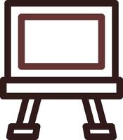 Canvas Creative Icon Design vector