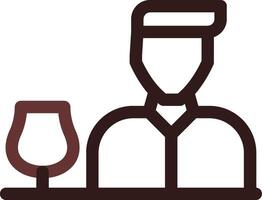 Bartender Creative Icon Design vector