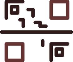 diseño de icono creativo de código qr vector