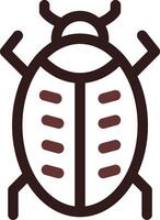 Bug Creative Icon Design vector