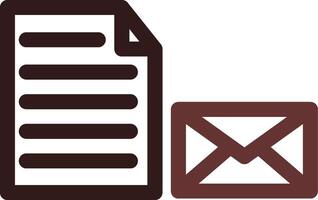 Mail Document Creative Icon Design vector