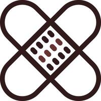 Band Aid Creative Icon Design vector