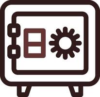 Safe Box Creative Icon Design vector