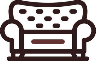 Sofa Creative Icon Design vector