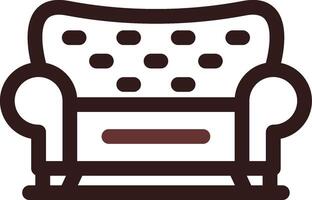 Sofa Creative Icon Design vector