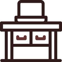 Desk Creative Icon Design vector