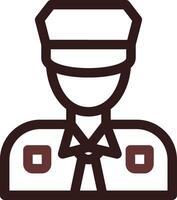 Police Man Creative Icon Design vector